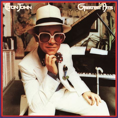elton john greatest hits album cover